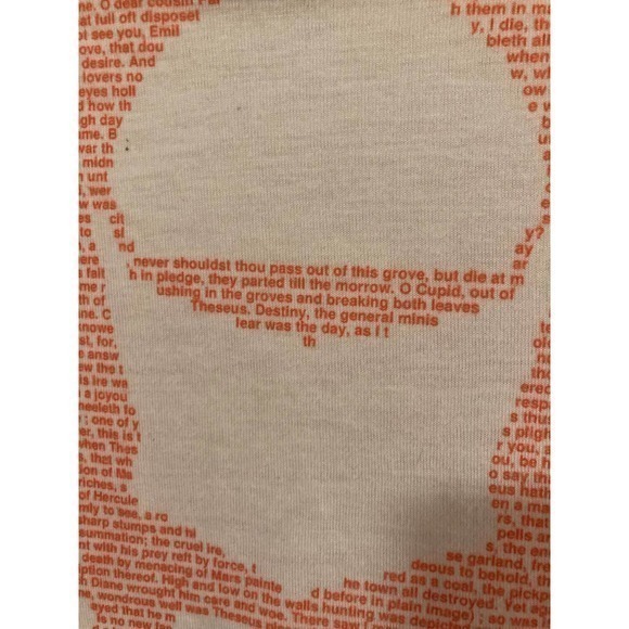 Men’s Litographs T Shirt Orange Graphic‎ Canterbury Tales Size XL - Picture 2 of 6